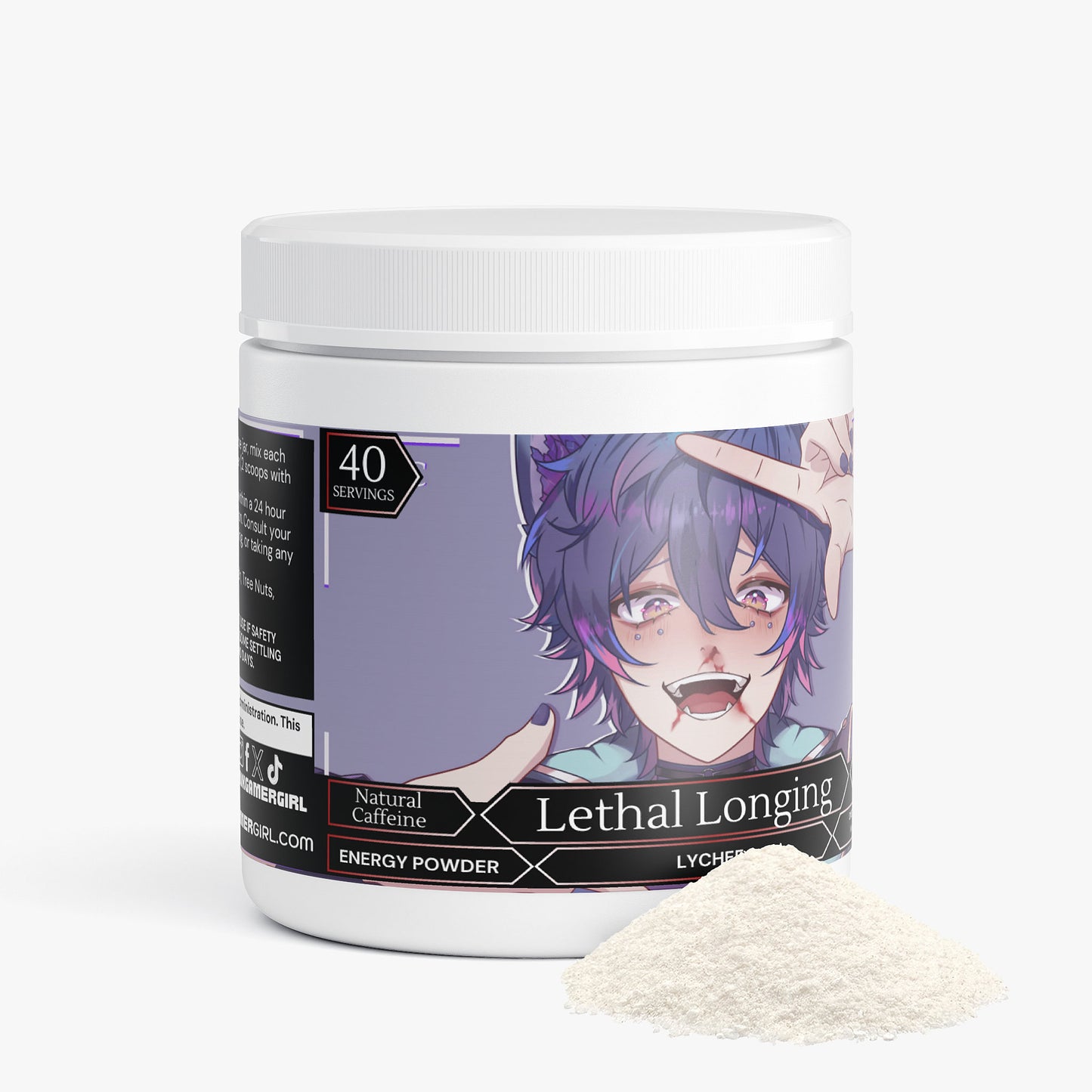 Atticus Gray - Lethal Longing Energy Powder (Lychee Splash Energy)
