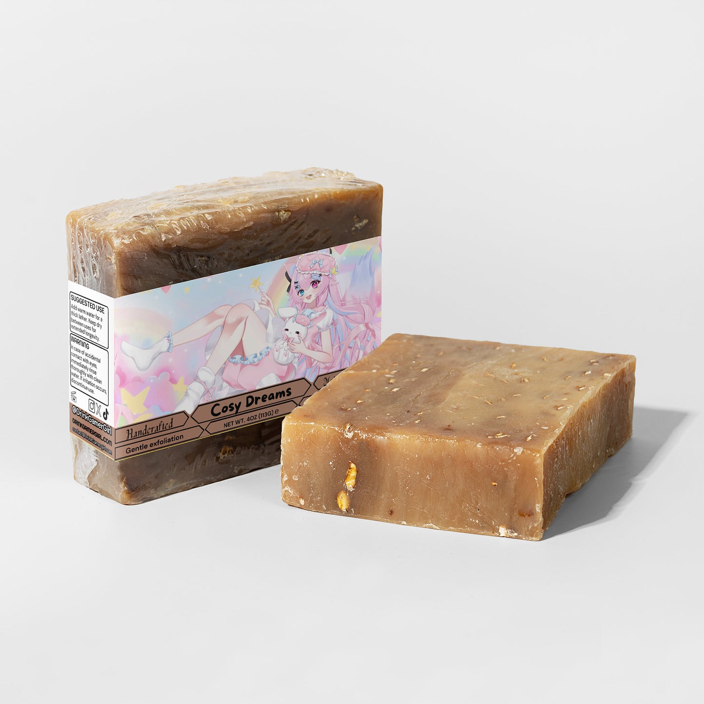 Plushyloz - Cosy Dreams Oat Milk Honey Soap