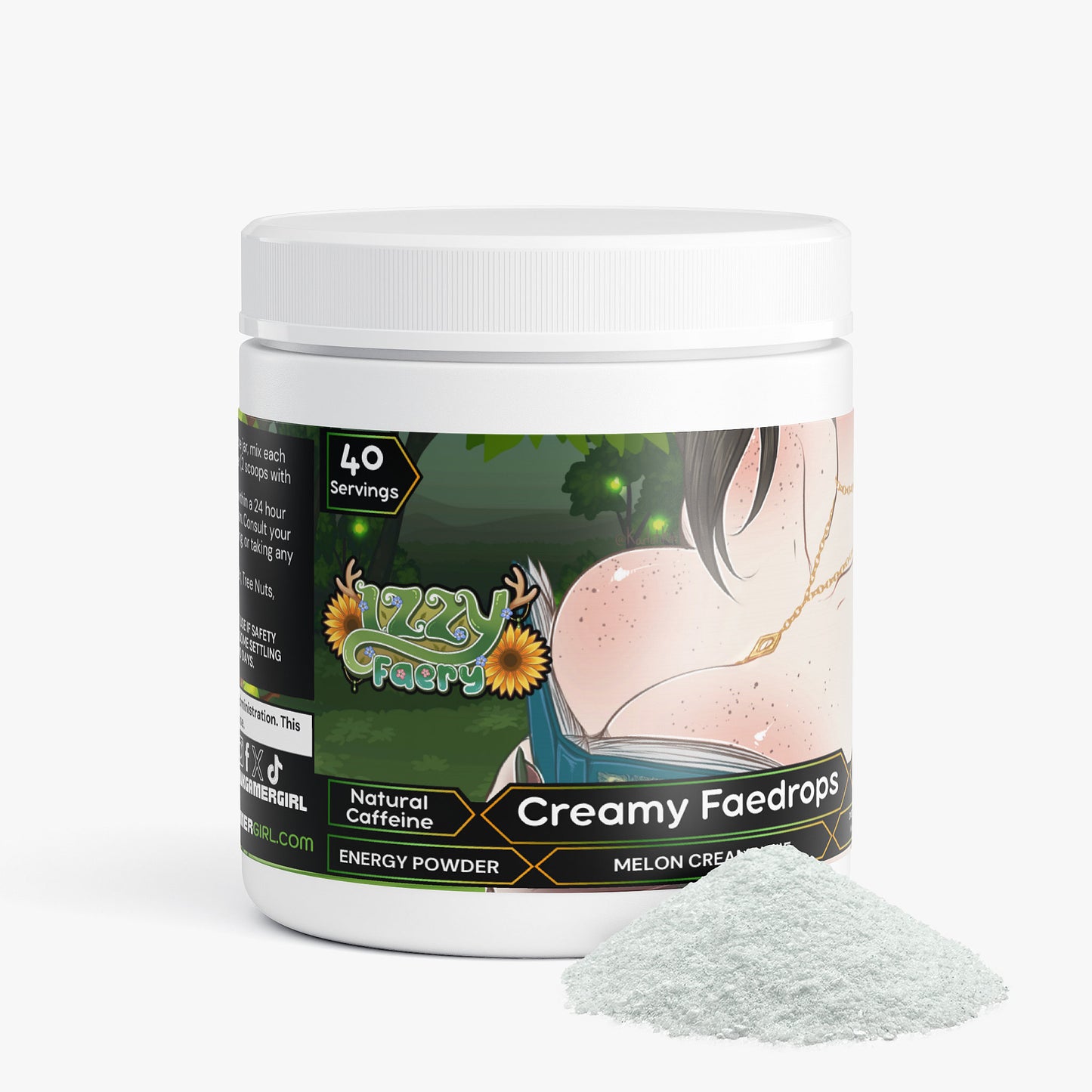 Izzy Faery - Creamy Faedrops Energy Powder (Melon Creamsicle)