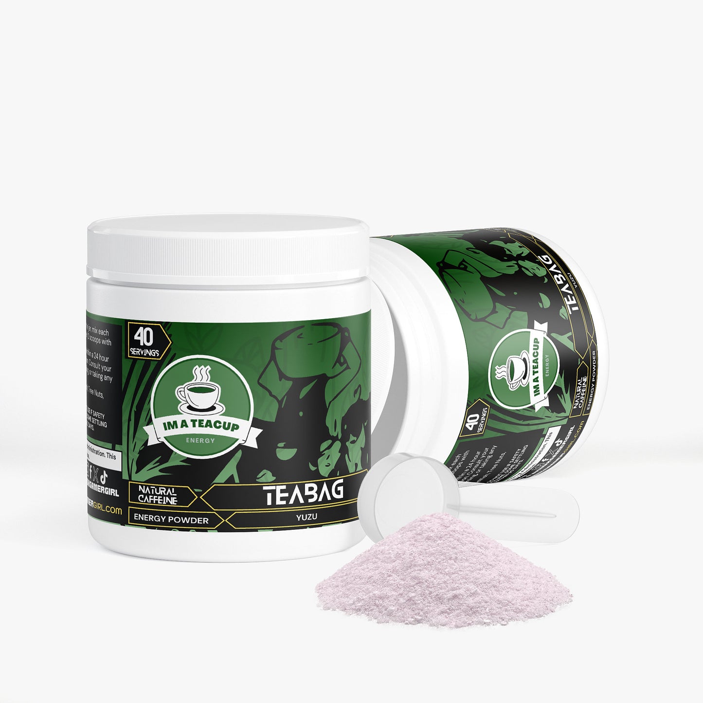 Im a Teacup - Teabag Energy Powder (Yuzu Flavor)