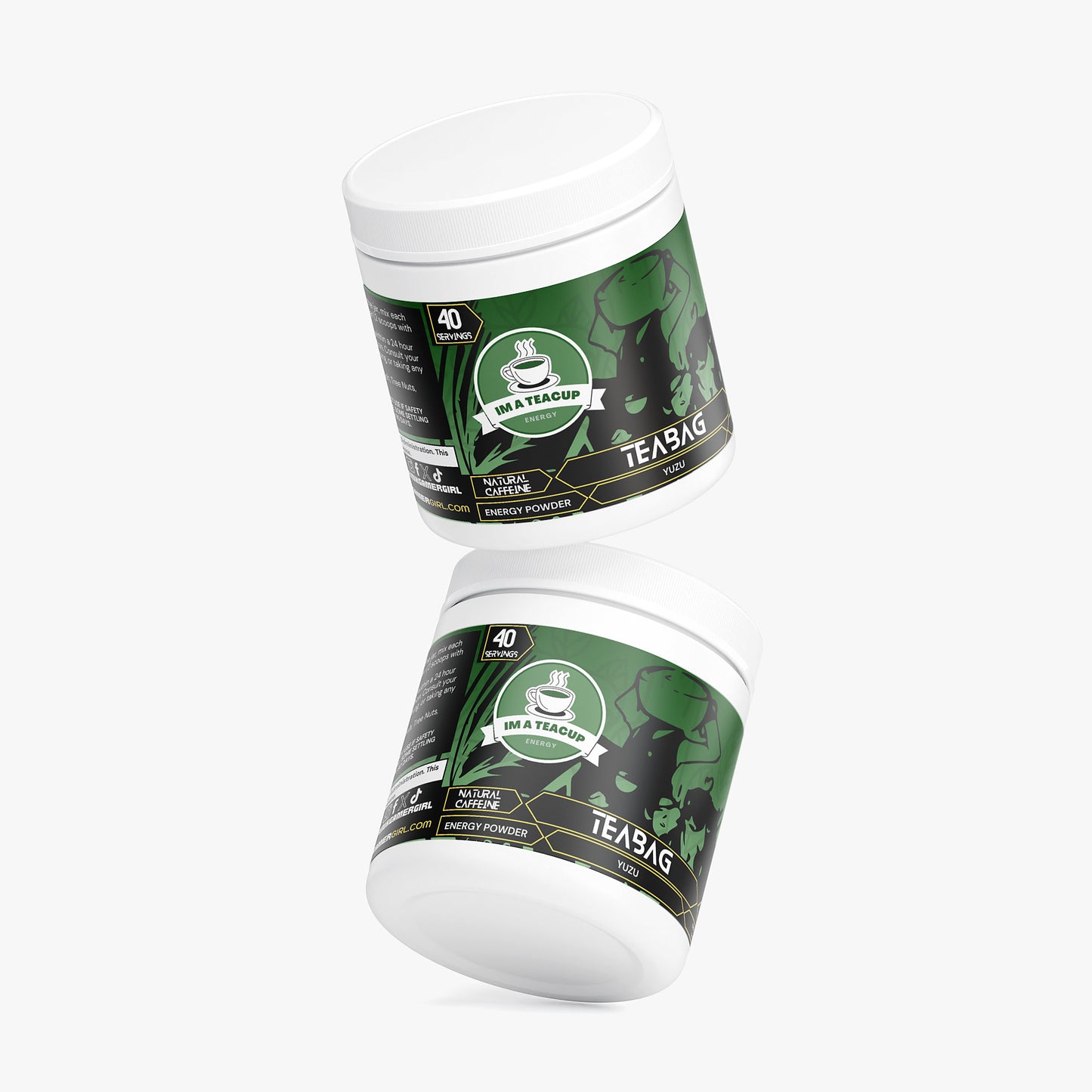 Im a Teacup - Teabag Energy Powder (Yuzu Flavor)