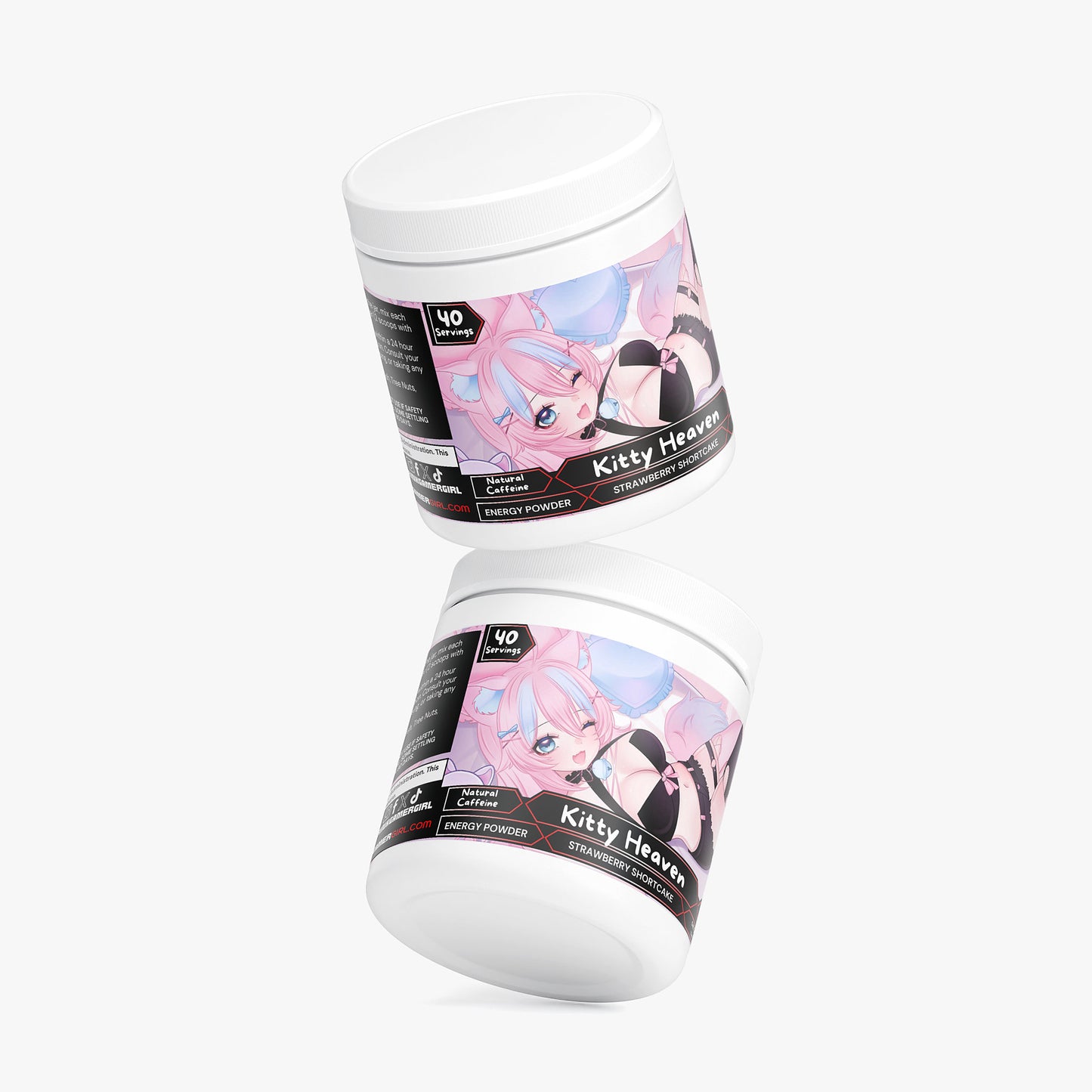 Plushyloz - Kitty Heaven Energy Powder (Strawberry Shortcake)