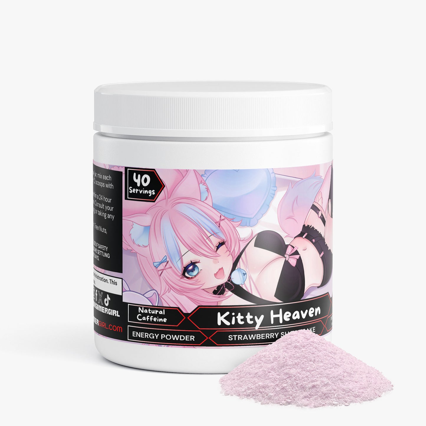 Plushyloz - Kitty Heaven Energy Powder (Strawberry Shortcake)