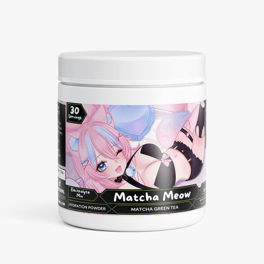 Plushyloz - Matcha Meow Hydration Powder (Matcha Green Tea)