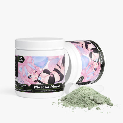Plushyloz - Matcha Meow Hydration Powder (Matcha Green Tea)