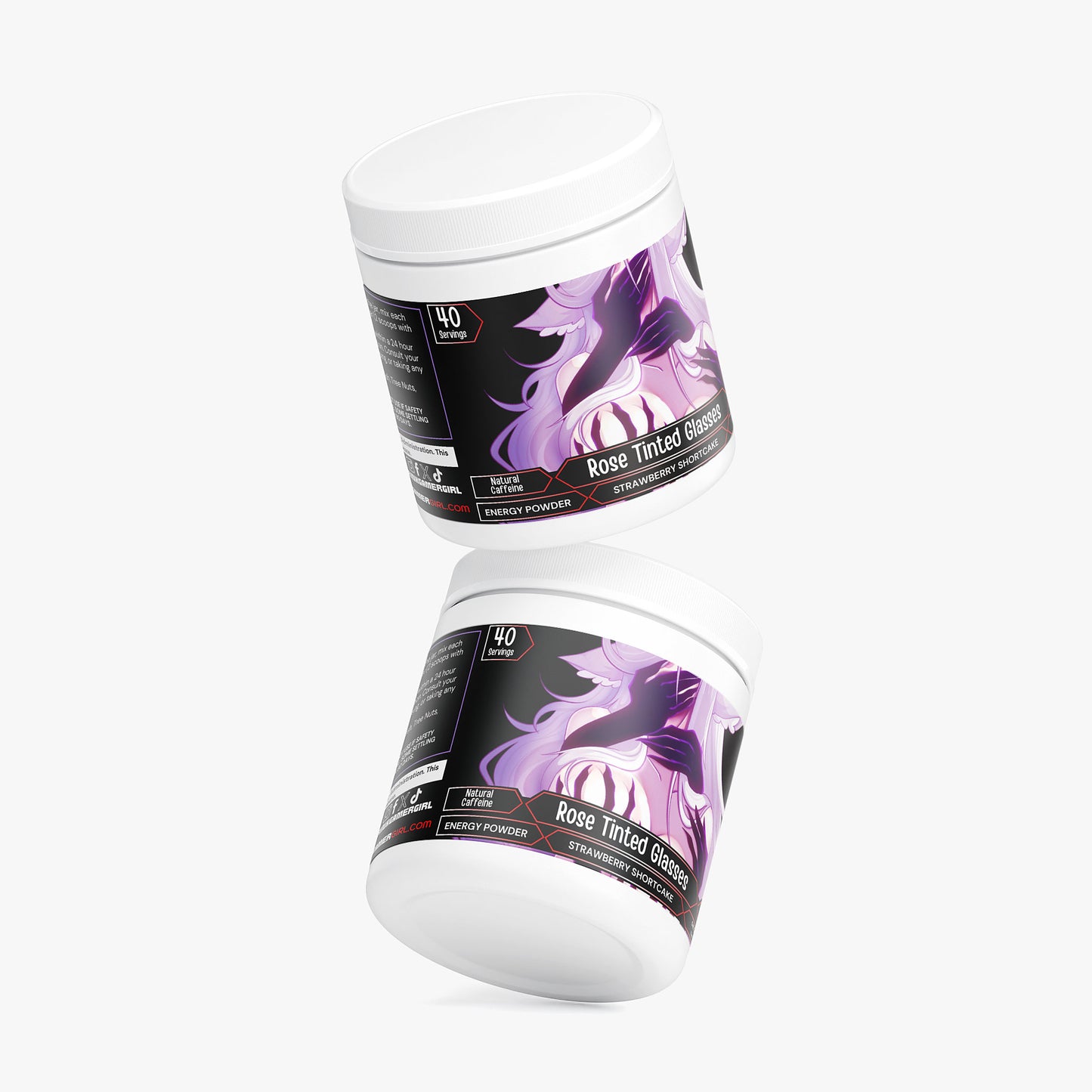 MuseMallow - Rose Tinted Glasses Energy Powder (Strawberry Shortcake)