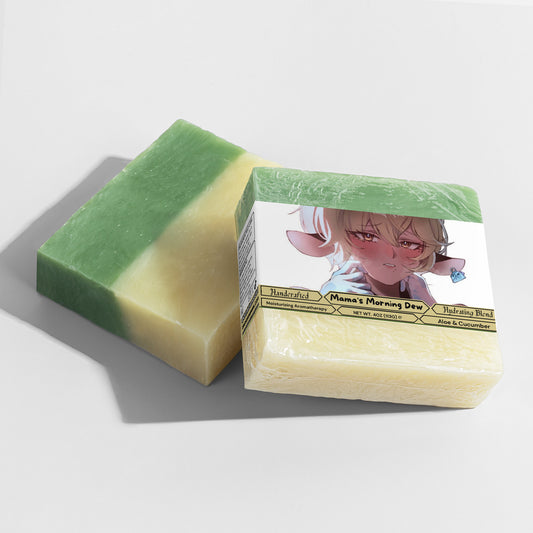 KeytheMoo - Mama's Morning Dew Aloe & Cool Cucumber Soap