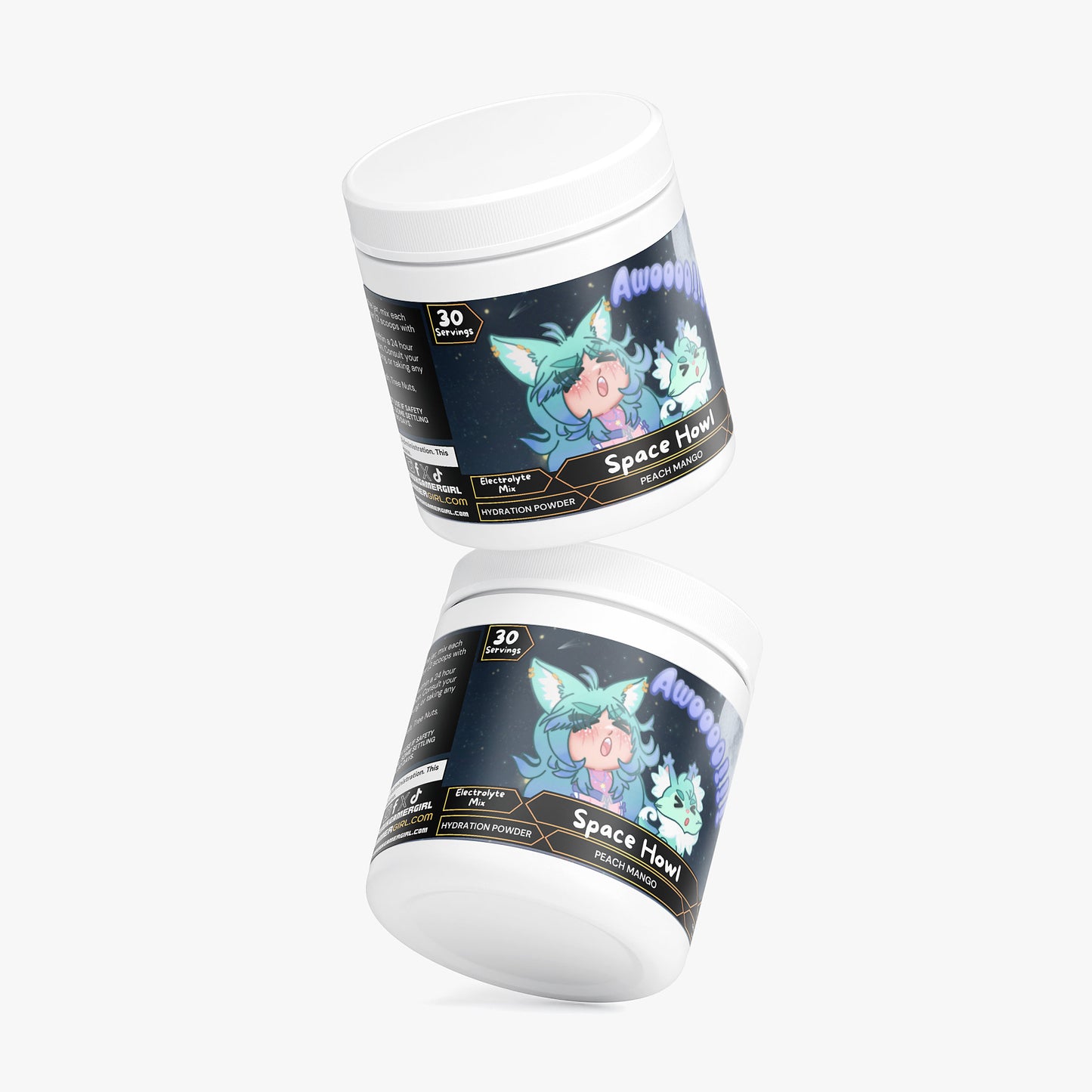 Lunaguini - Space Howl Hydration Powder (Peach Mango)