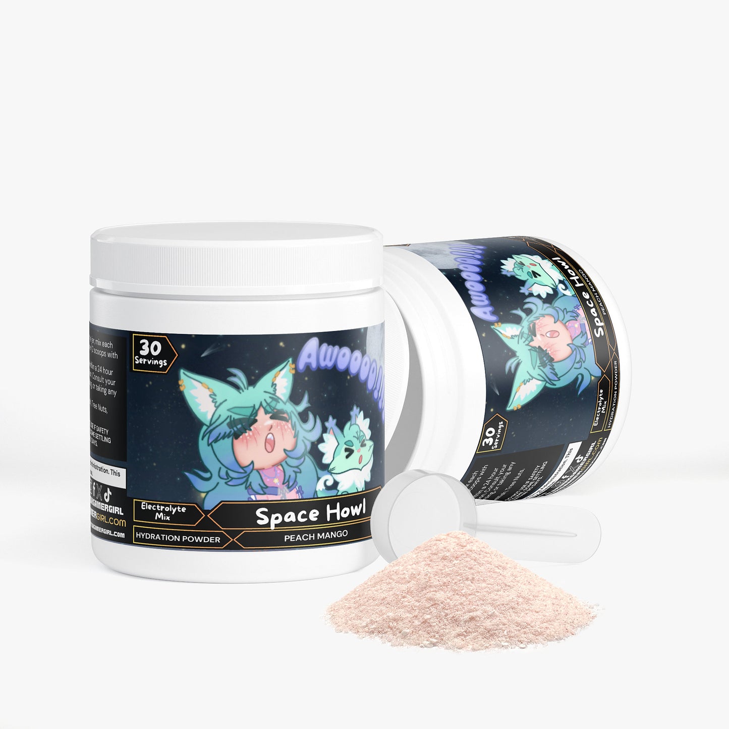 Lunaguini - Space Howl Hydration Powder (Peach Mango)
