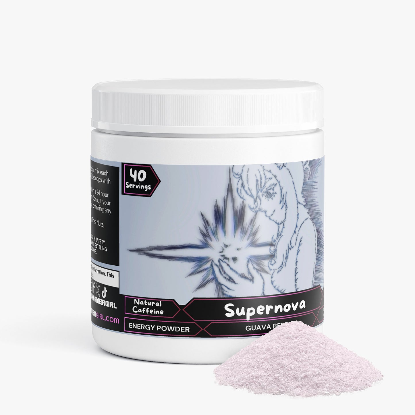 Lunaguini - Supernova Energy Powder (Guava Berry)