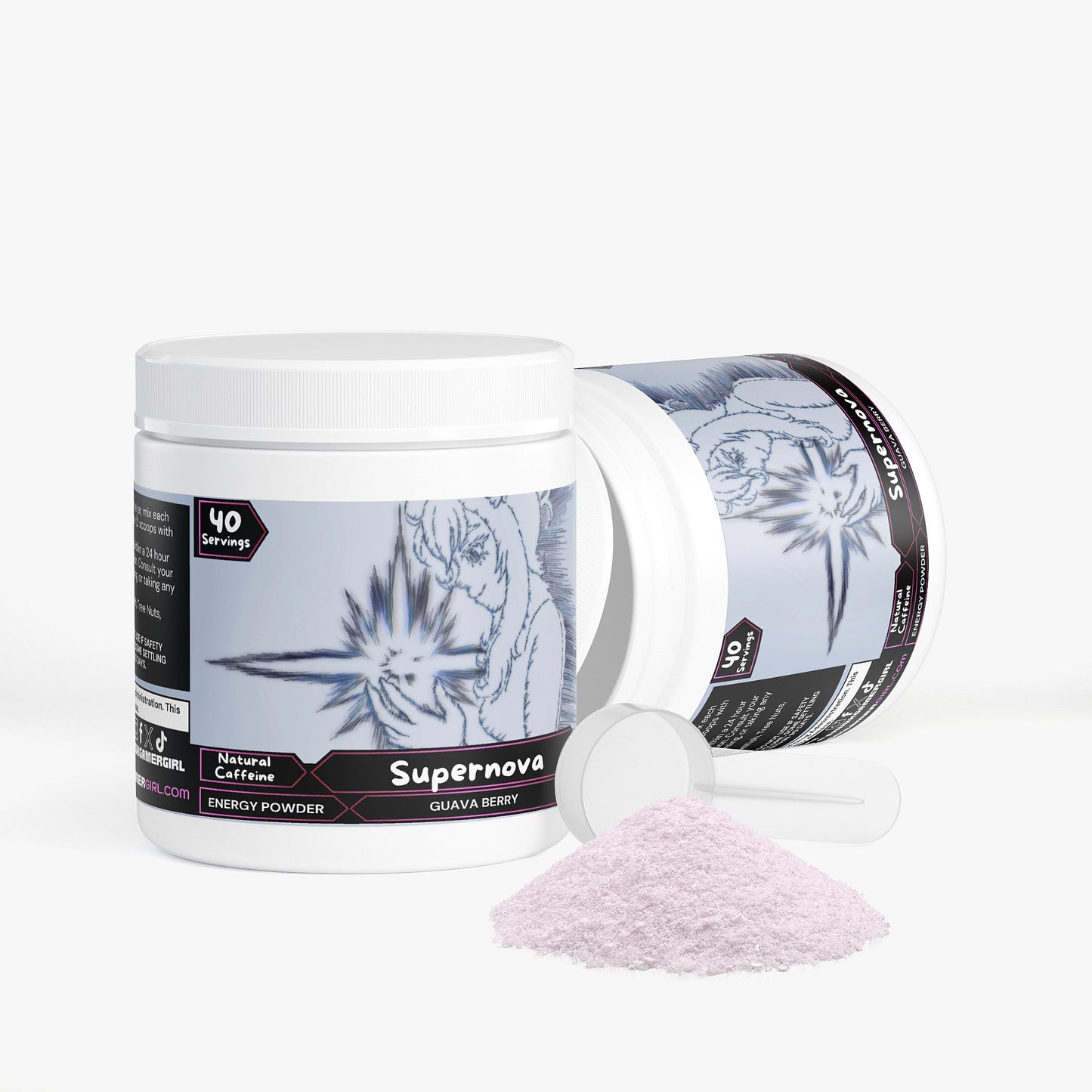 Lunaguini - Supernova Energy Powder (Guava Berry)
