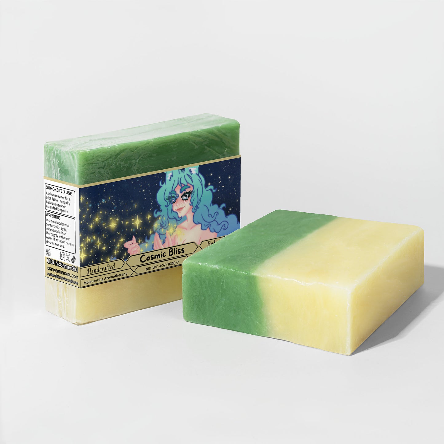 Lunaguini - Cosmic Bliss Aloe & Cool Cucumber Soap
