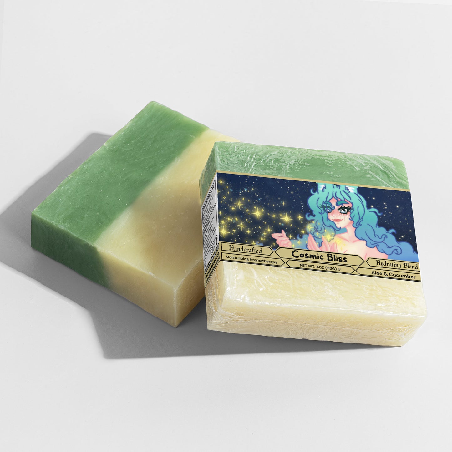 Lunaguini - Cosmic Bliss Aloe & Cool Cucumber Soap