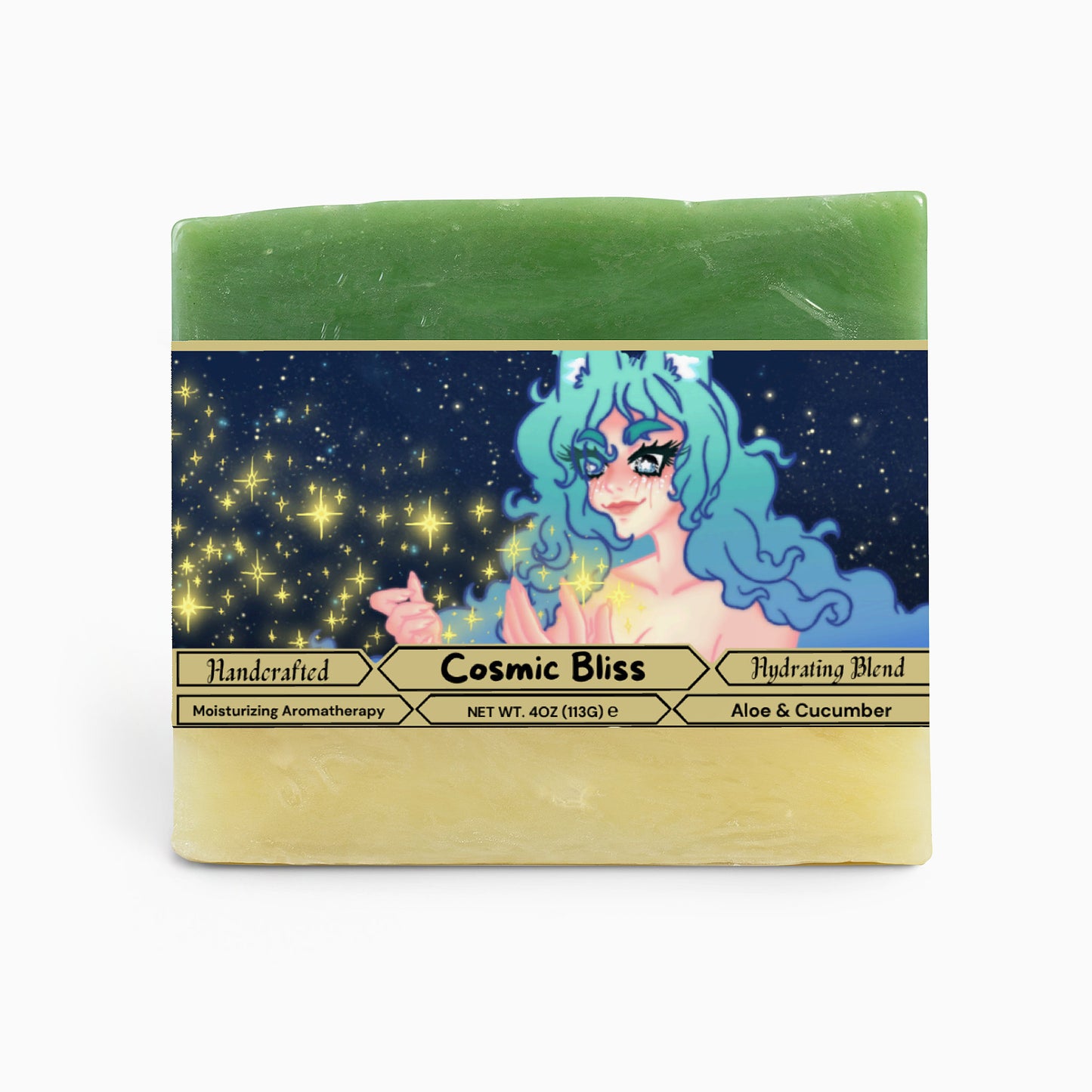 Lunaguini - Cosmic Bliss Aloe & Cool Cucumber Soap