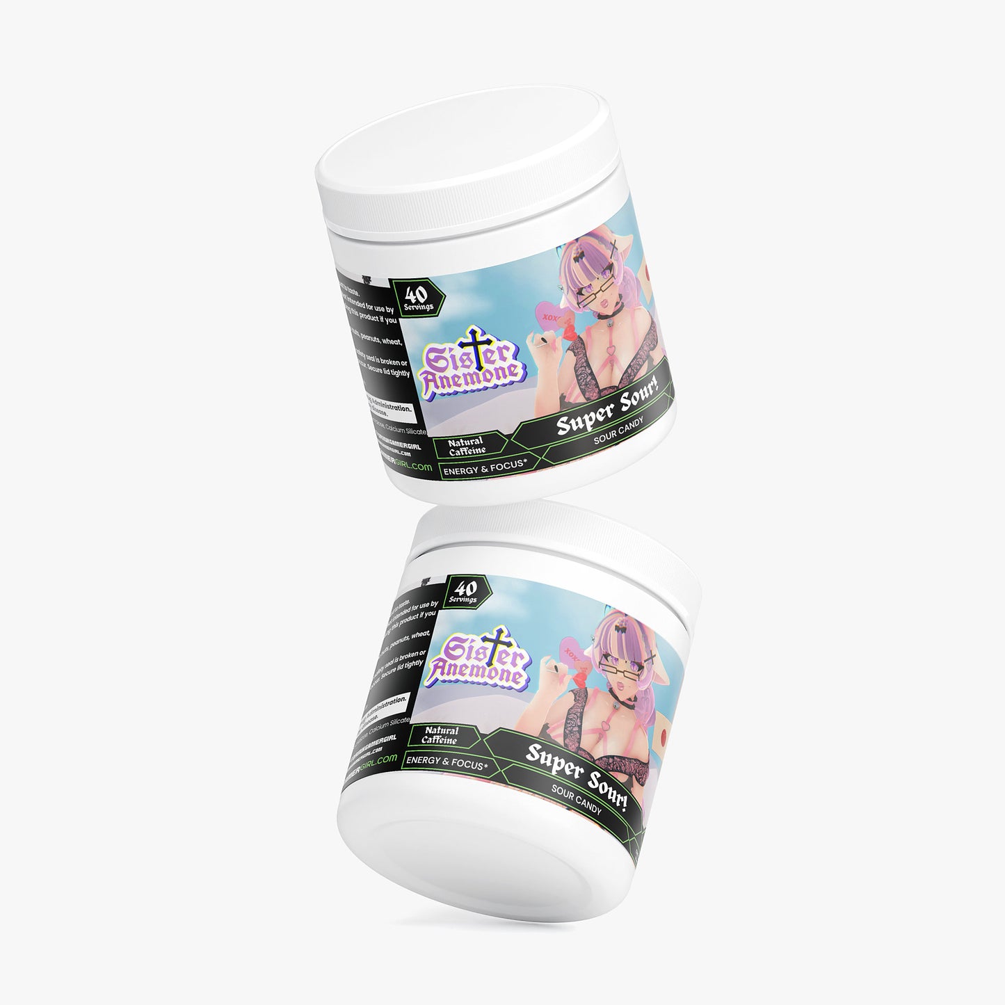 Sister Anemone - Super Sour! Focus Powder (Sour Candy)