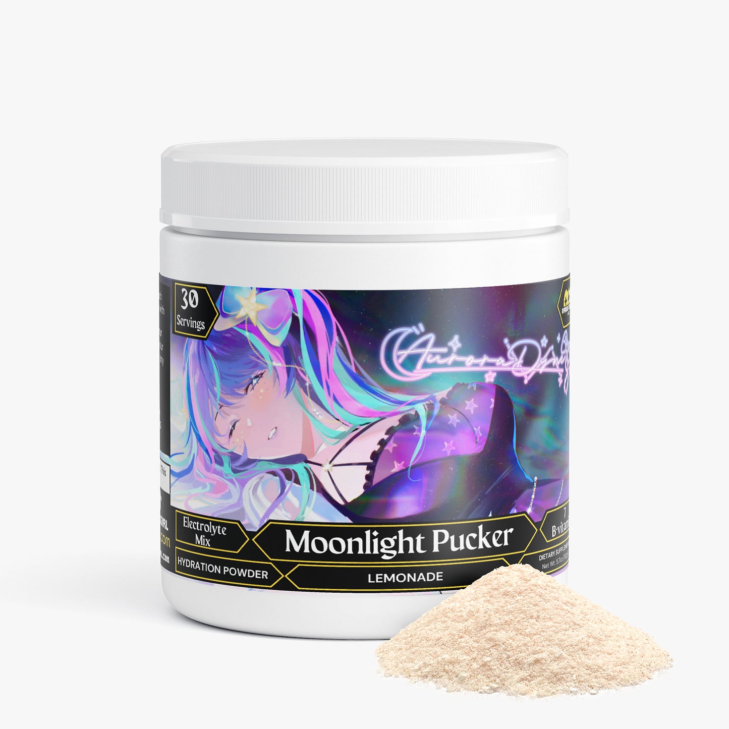 Aurora Dyne - Moonlight Pucker Hydration Powder (Lemonade)