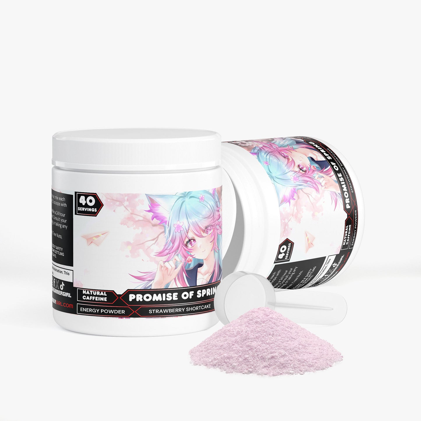 Akuma Miko - Promise of spring Energy Powder (Strawberry Shortcake)
