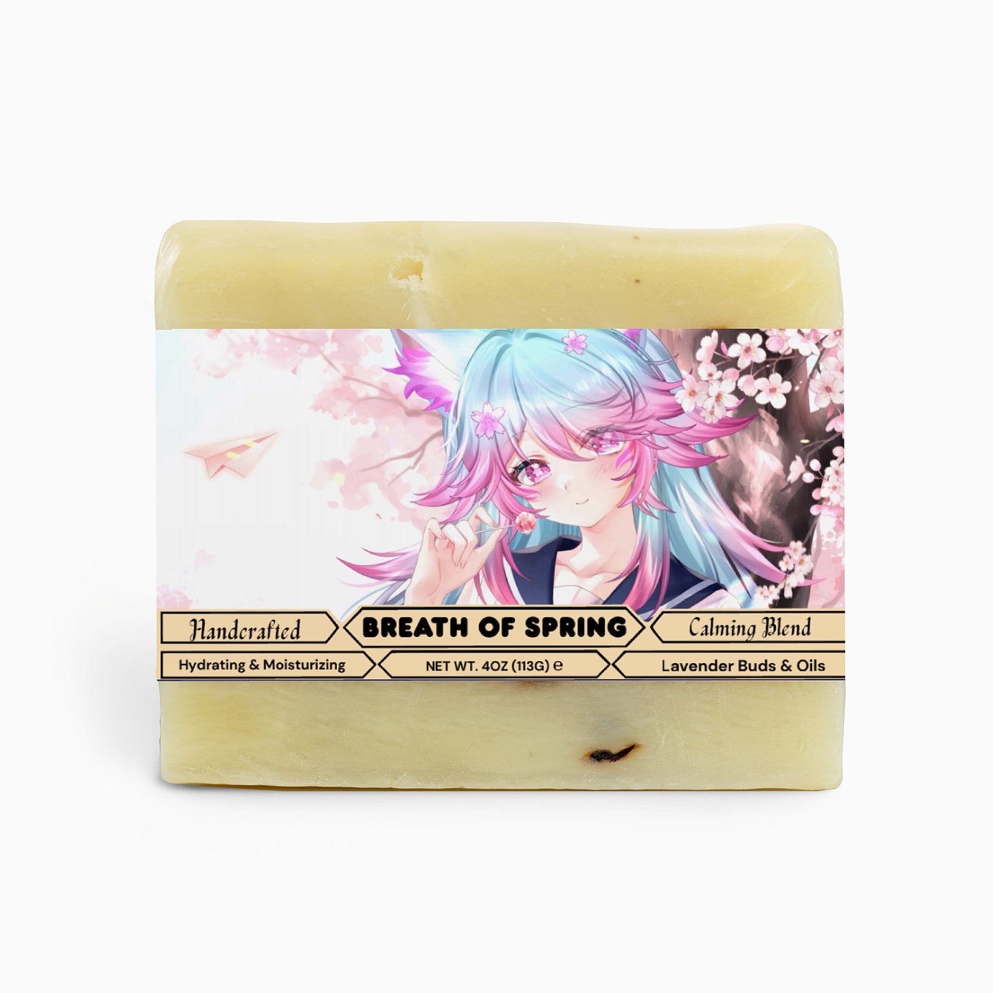 Akuma Miko - Breath of Spring Calming Lavender Soap