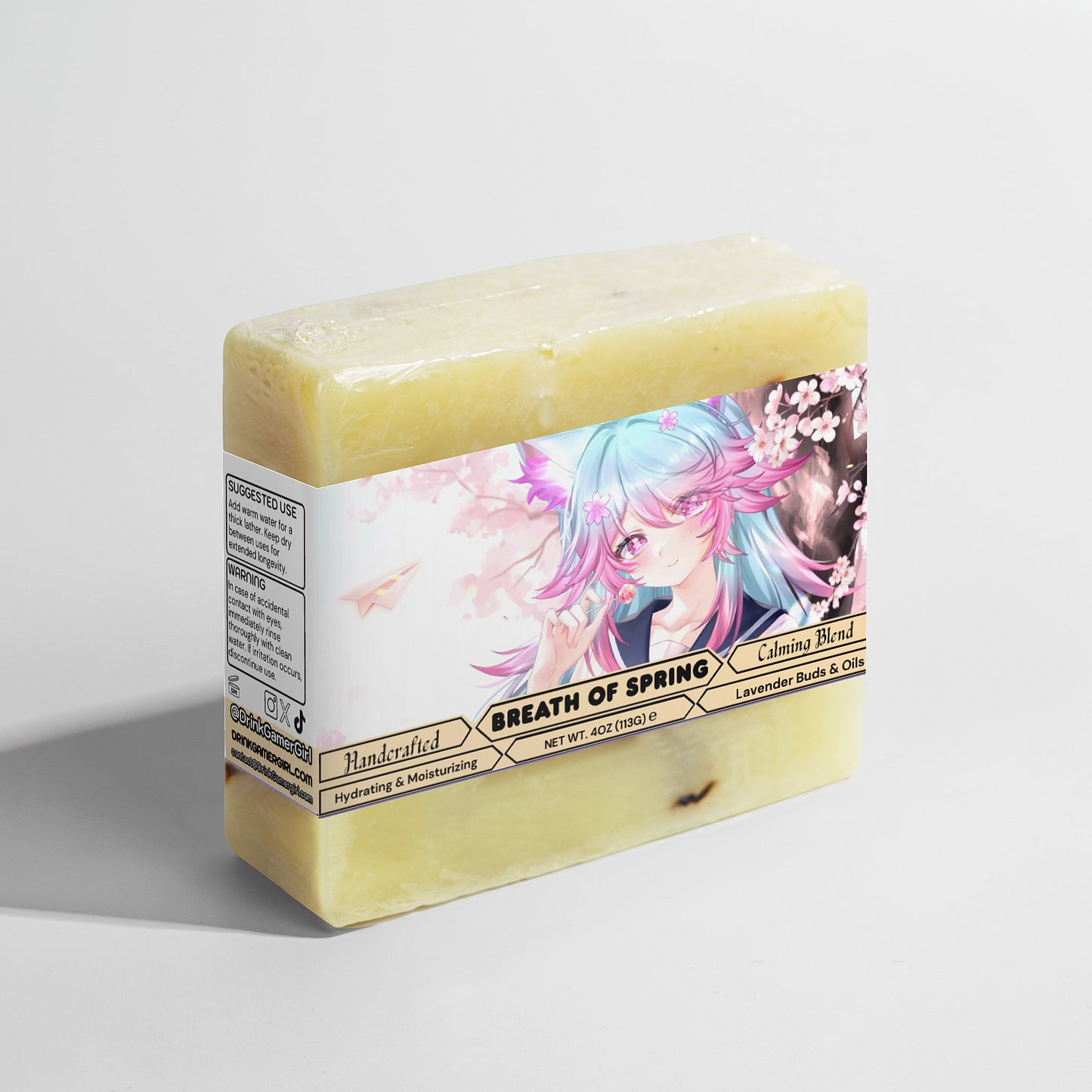 Akuma Miko - Breath of Spring Calming Lavender Soap
