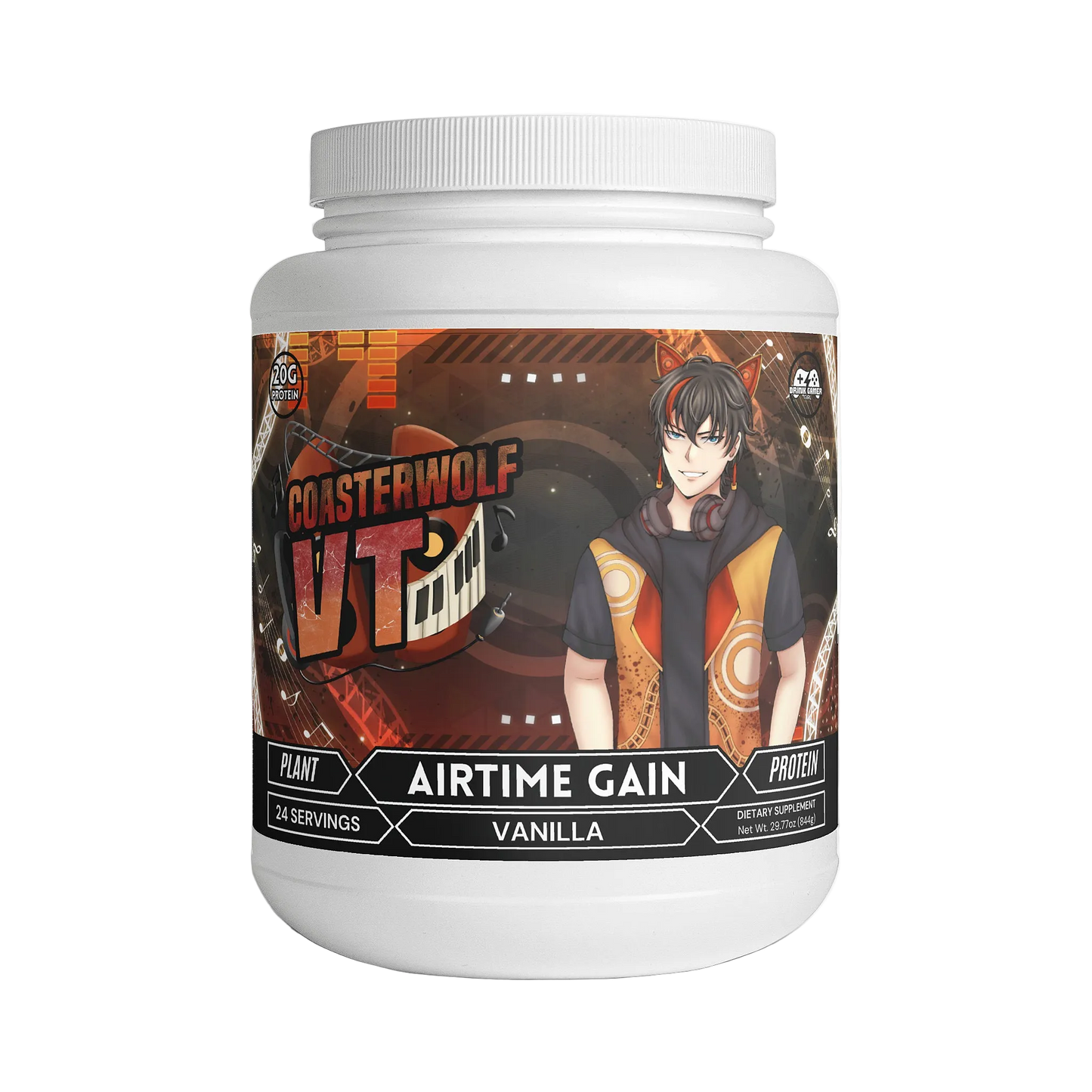 CoasterwolfVT -  Airtime Gain Plant Protein (Vanilla)