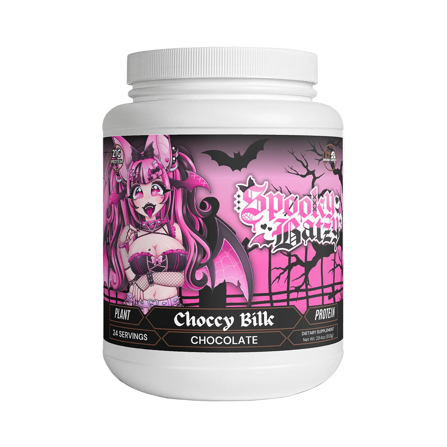 Spooky Batzy - Choccy Bilk Plant Protein (Chocolate)