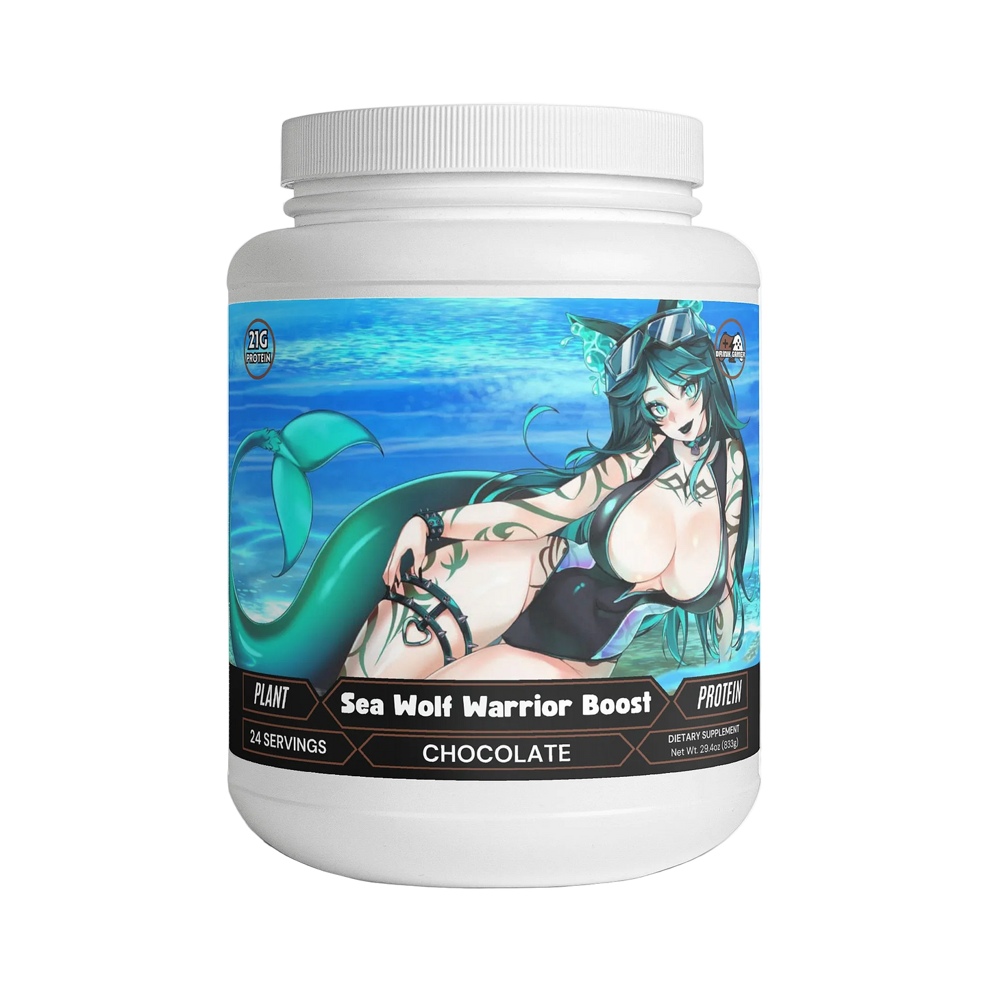 Akhi Luta - Sea Wolf Warrior Boost Plant Protein (Chocolate)