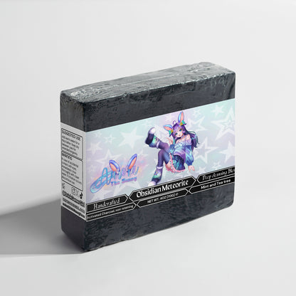 AuroraTheBunny - Obsidian Meteorite Charcoal Soap