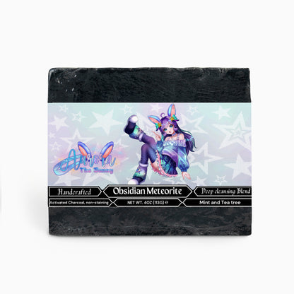 AuroraTheBunny - Obsidian Meteorite Charcoal Soap