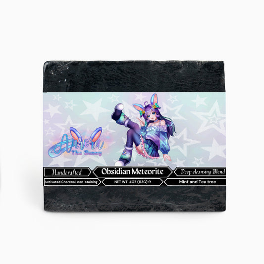 AuroraTheBunny - Obsidian Meteorite Charcoal Soap