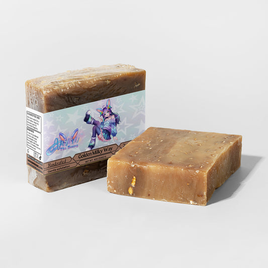 AuroraTheBunny - Golden Milky Way Oat Milk Honey Soap