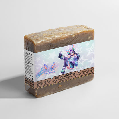 AuroraTheBunny - Golden Milky Way Oat Milk Honey Soap
