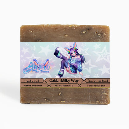 AuroraTheBunny - Golden Milky Way Oat Milk Honey Soap