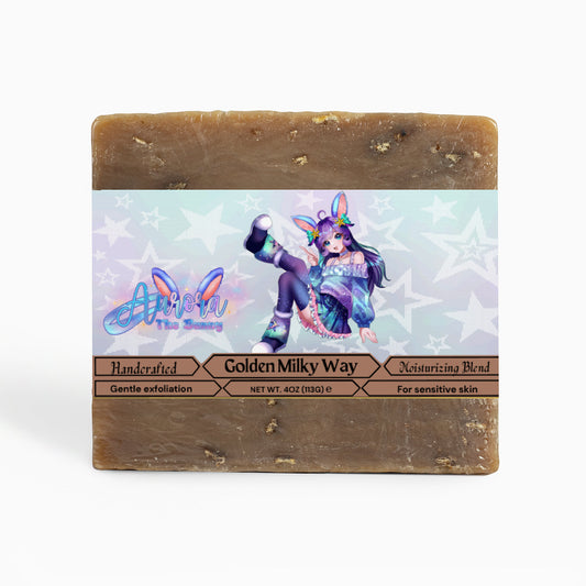 AuroraTheBunny - Golden Milky Way Oat Milk Honey Soap