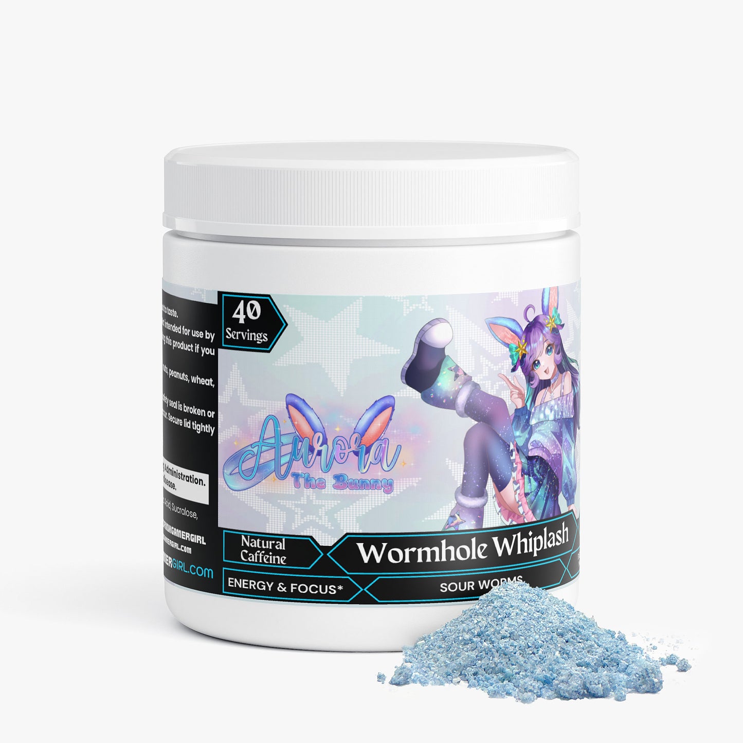 AuroraTheBunny - Wormhole Whiplash Focus Powder (Sour Worms)