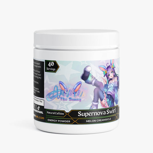 AuroraTheBunny - Supernova Swirl Energy Powder (Melon Creamsicle)