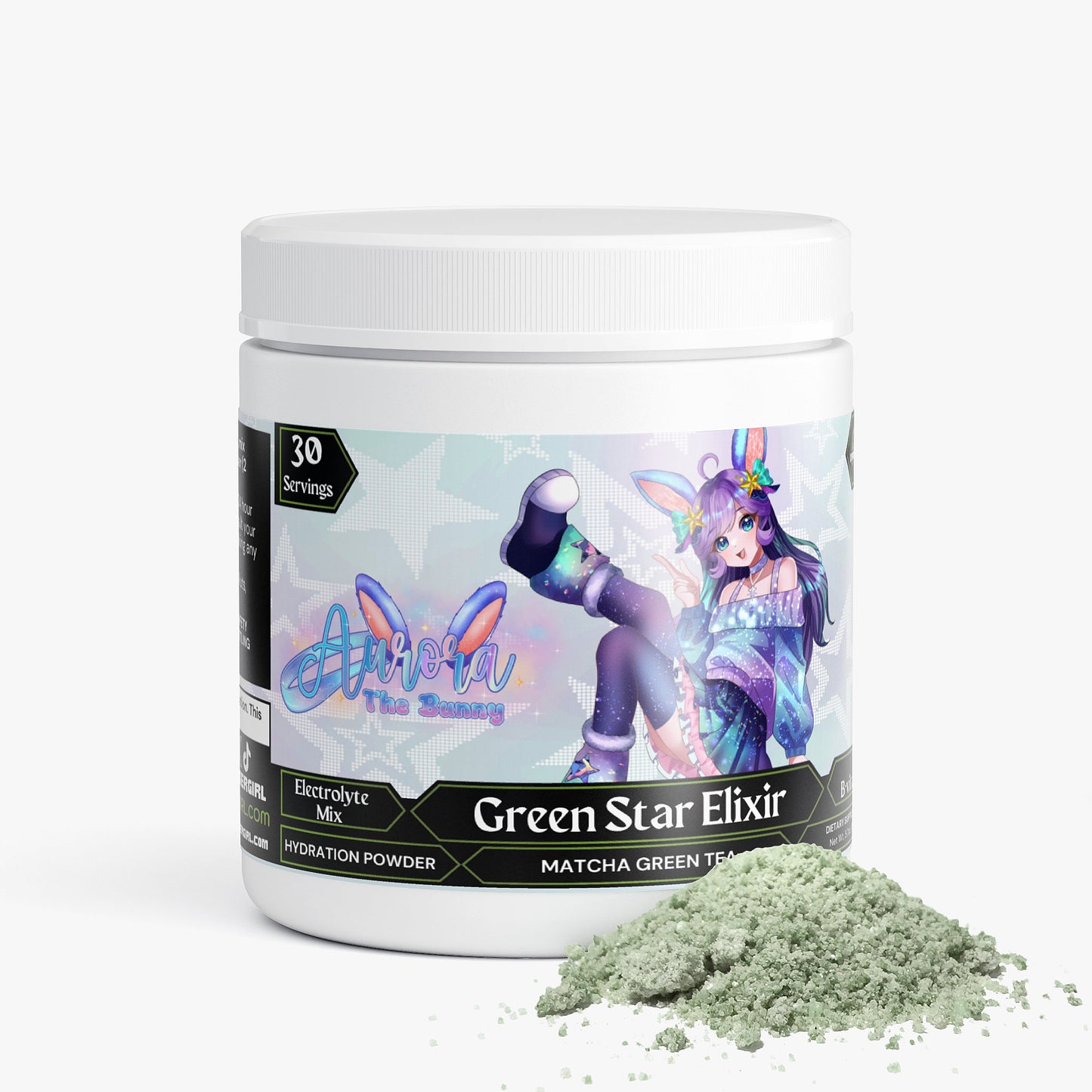 AuroraTheBunny - Green Star Elixir Hydration Powder (Matcha Green Tea)