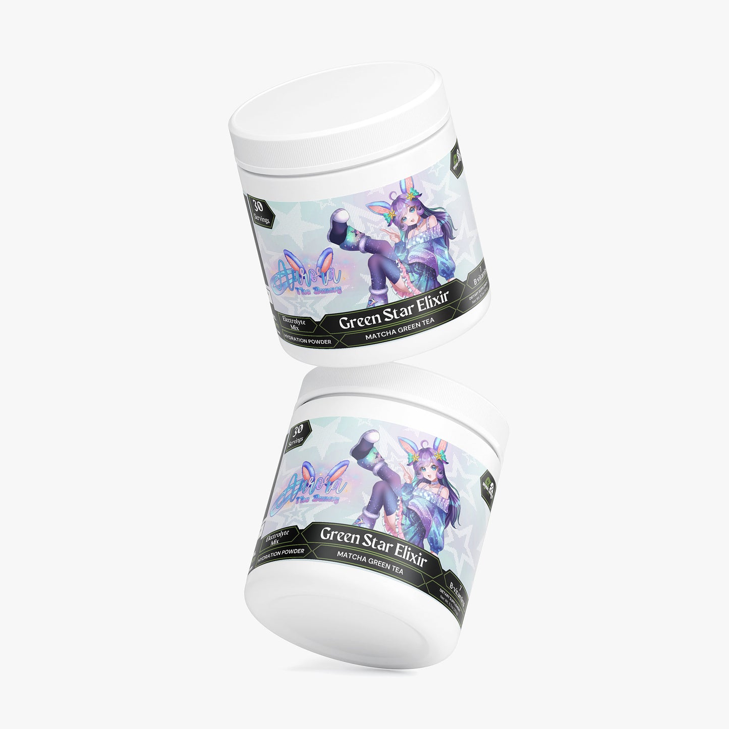 AuroraTheBunny - Green Star Elixir Hydration Powder (Matcha Green Tea)