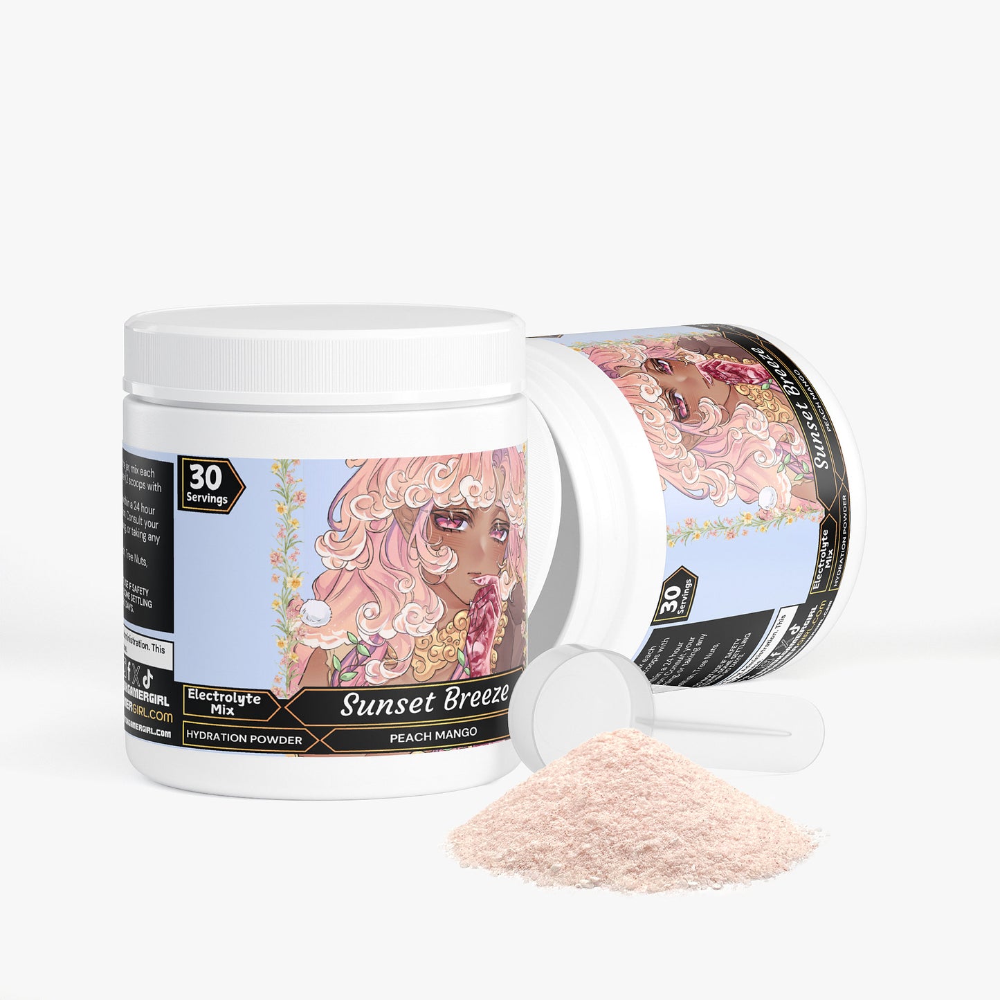 Nona Wishflower - Sunset Breeze Hydration Powder (Peach Mango)