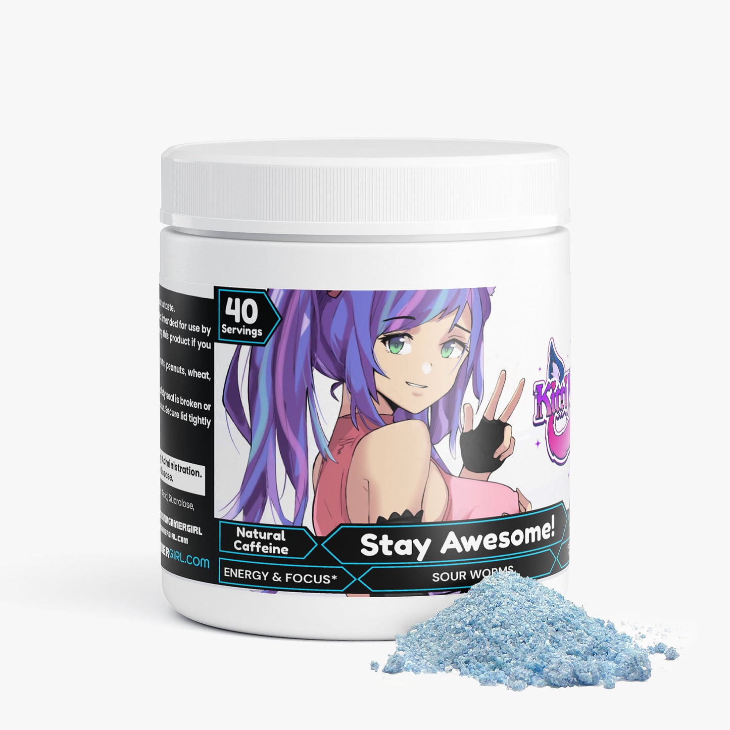 Kitti Minx - Stay Awesome! Focus Powder (Sour Worms)