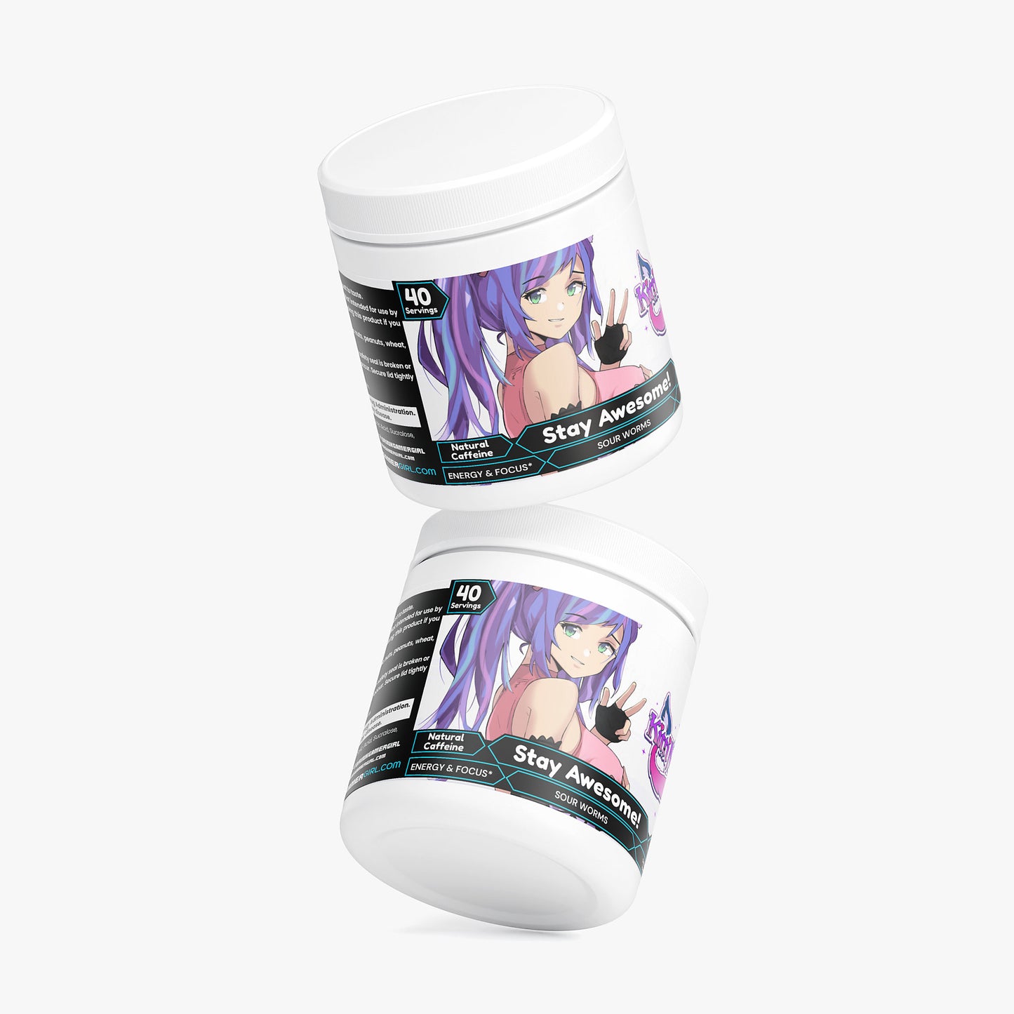 Kitti Minx - Stay Awesome! Focus Powder (Sour Worms)