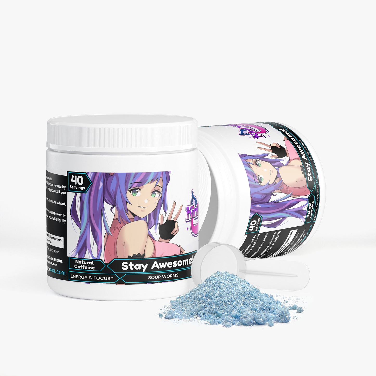 Kitti Minx - Stay Awesome! Focus Powder (Sour Worms)