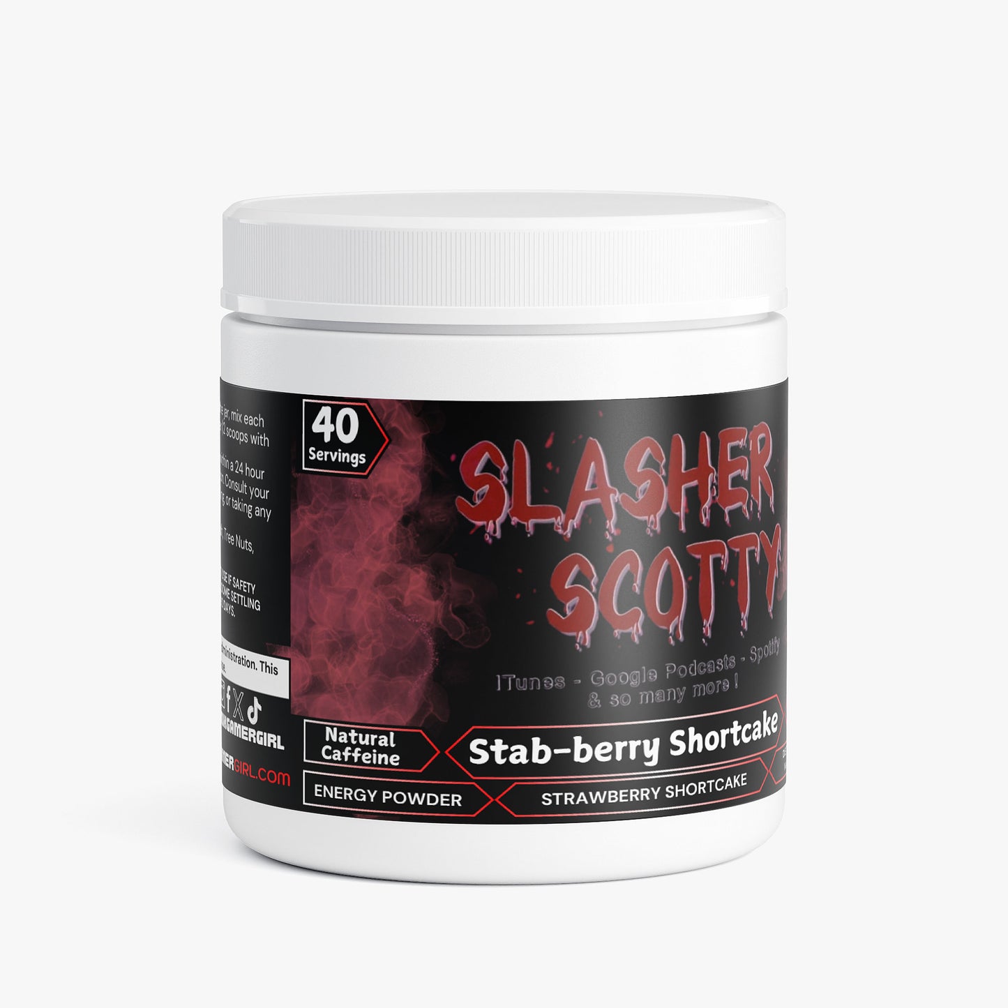 Slasher Scotty - Stab-berry Shortcake Energy Powder (Strawberry Shortcake)