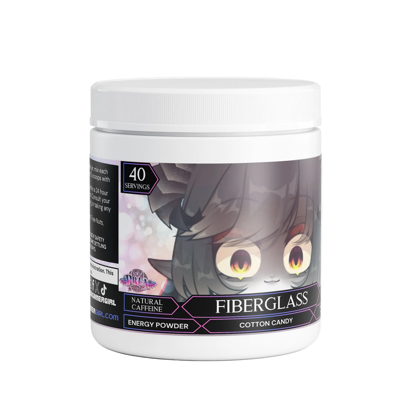 Pren - Fiberglass Energy Powder (Cotton Candy)