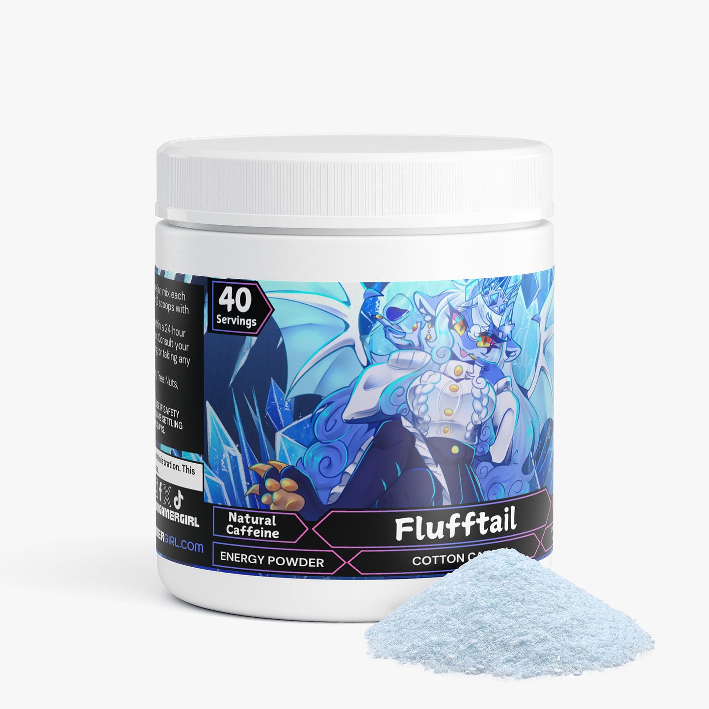 Snowylicious - Flufftail Energy Powder (Cotton Candy)