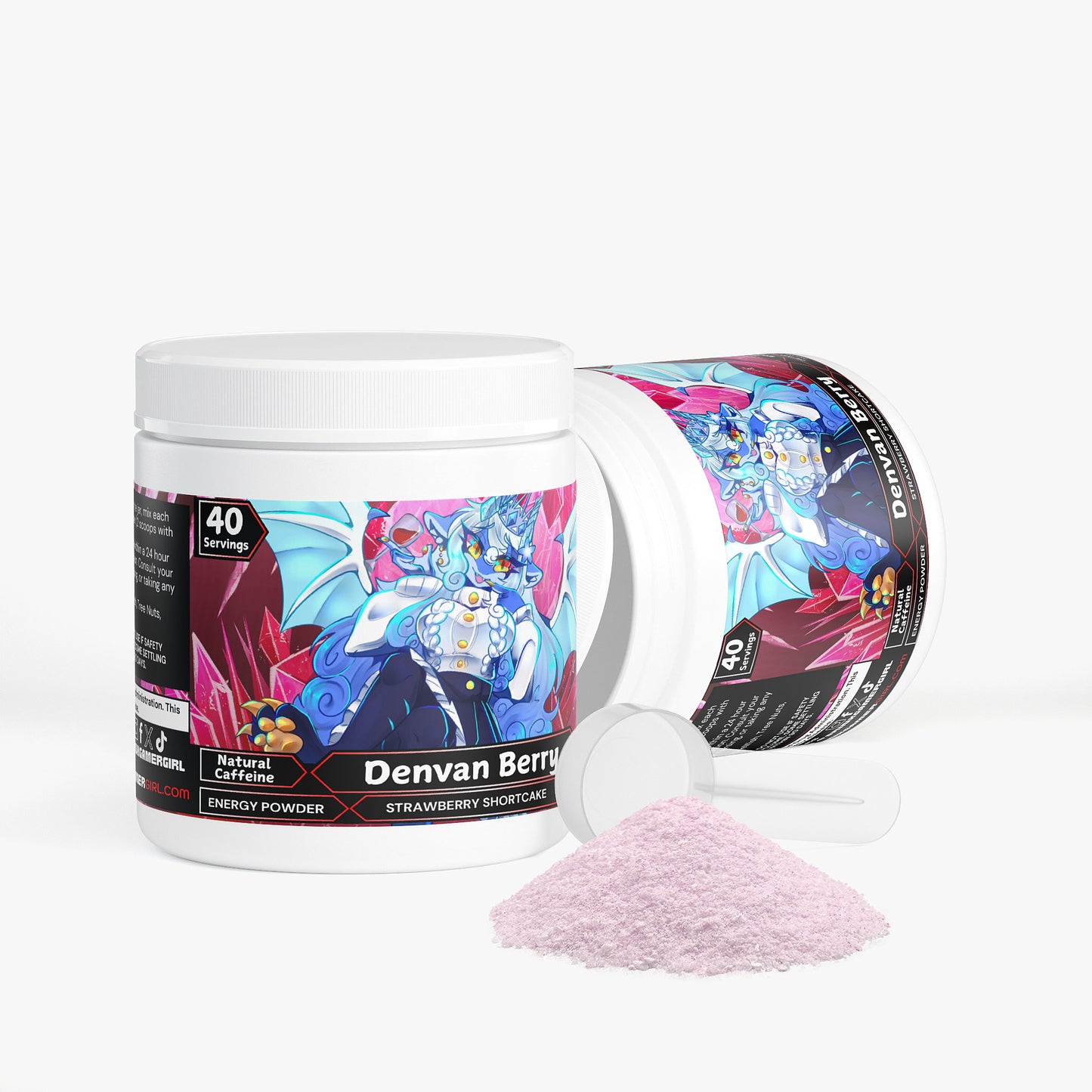 Snowylicious - Denvan Berry Energy Powder (Strawberry Shortcake)