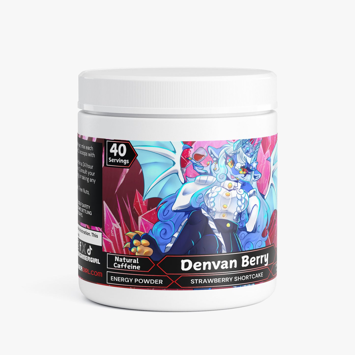 Snowylicious - Denvan Berry Energy Powder (Strawberry Shortcake)