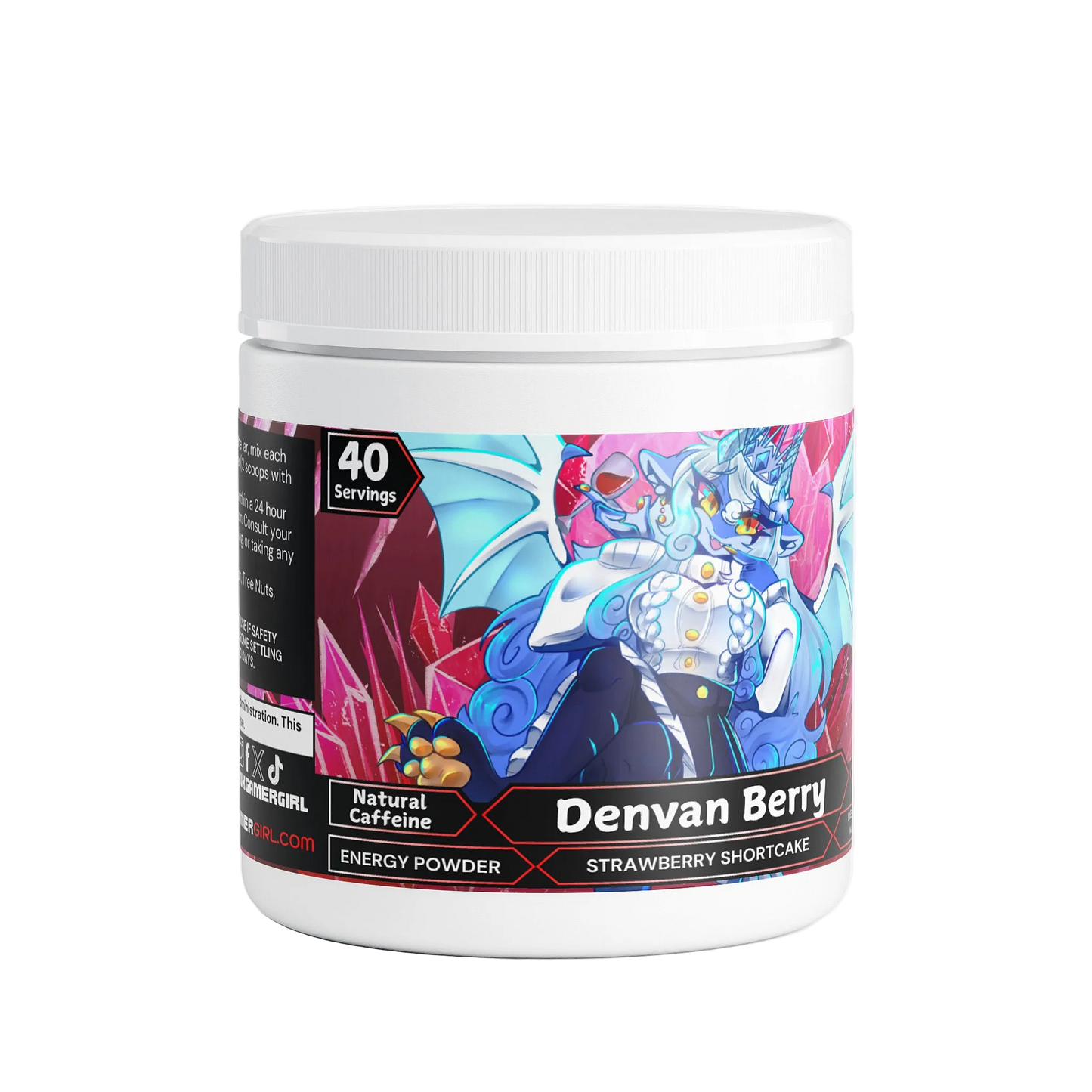 Snowylicious - Denvan Berry Energy Powder (Strawberry Shortcake)