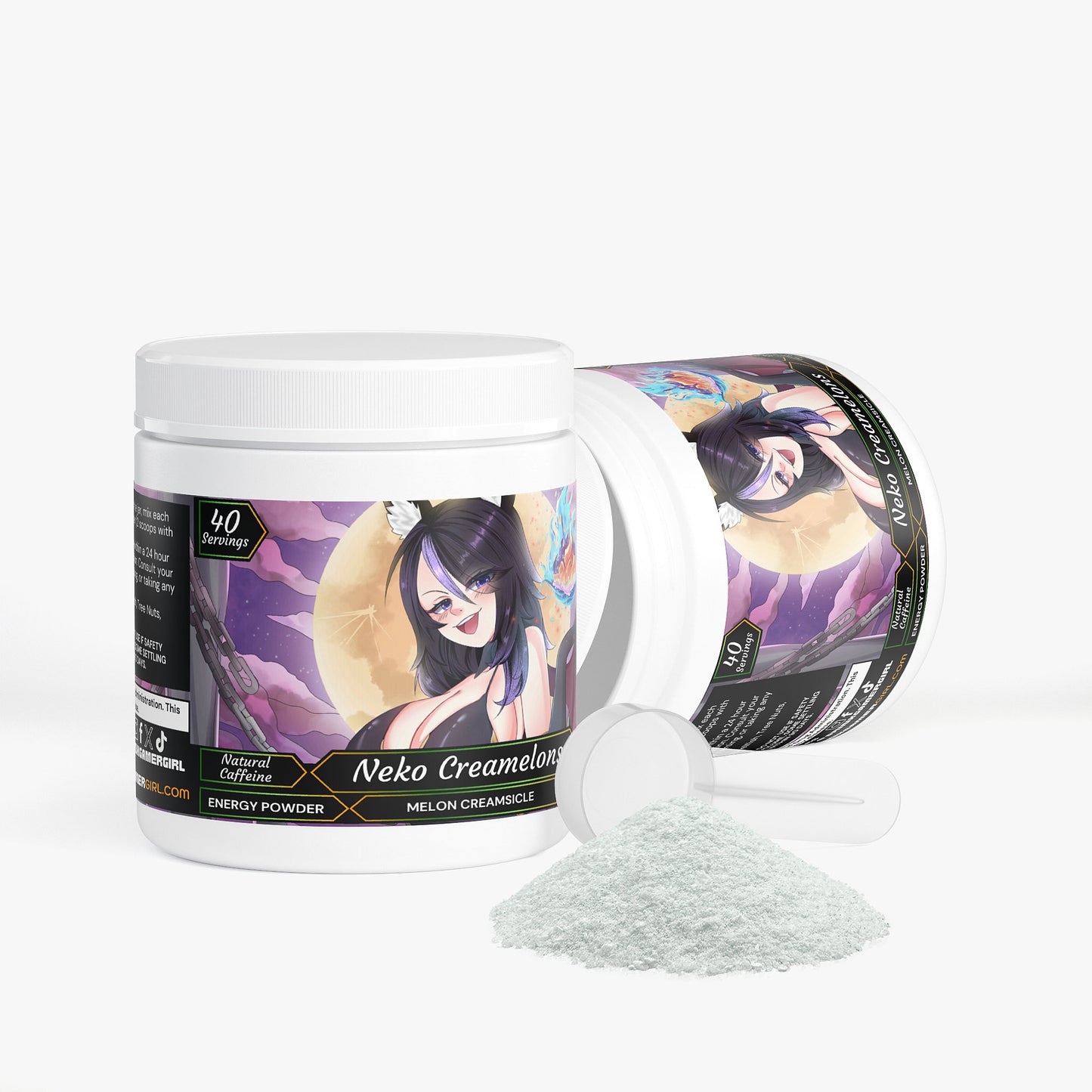Starry Bean - Neko Creamelons Energy Powder (Melon Creamsicle)