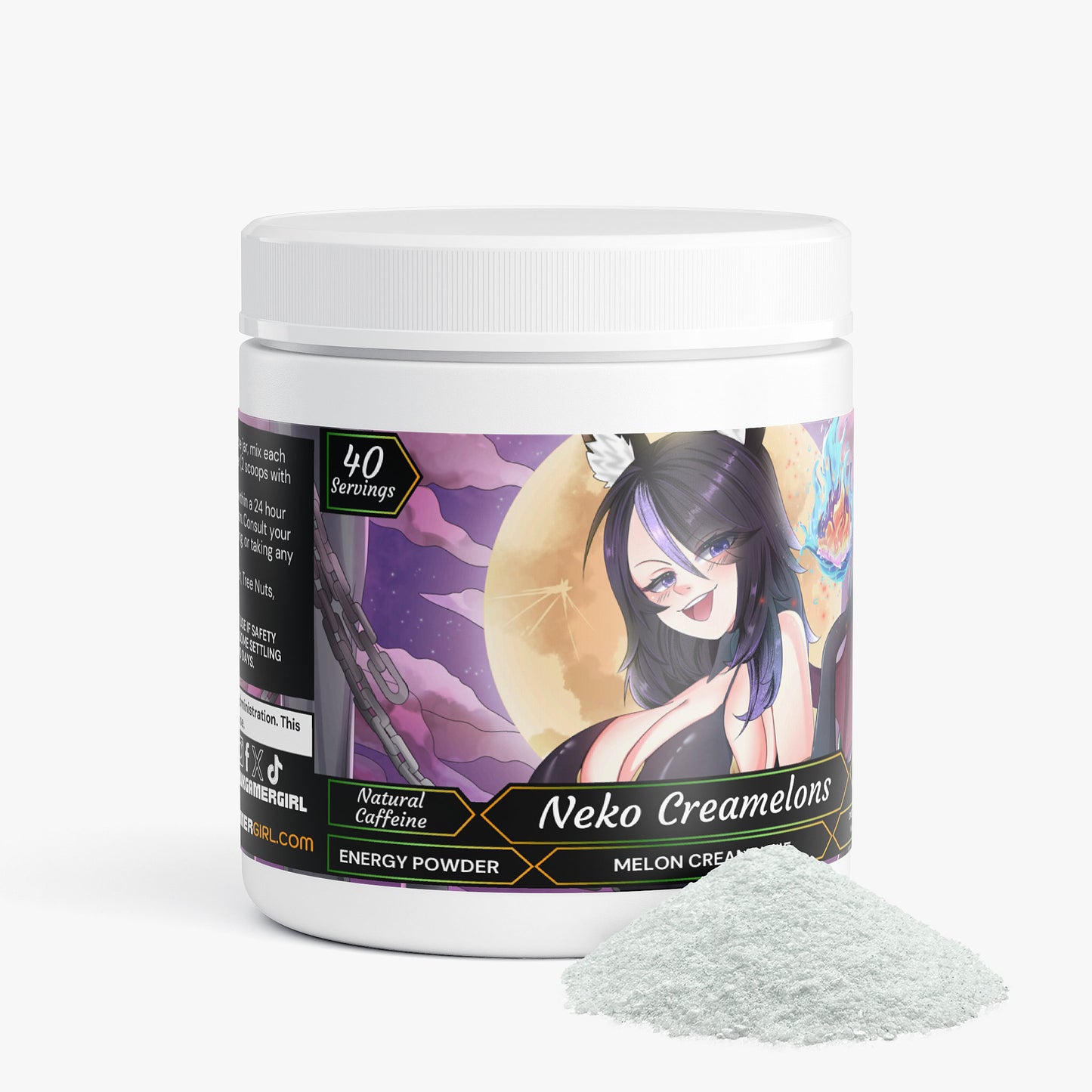 Starry Bean - Neko Creamelons Energy Powder (Melon Creamsicle)
