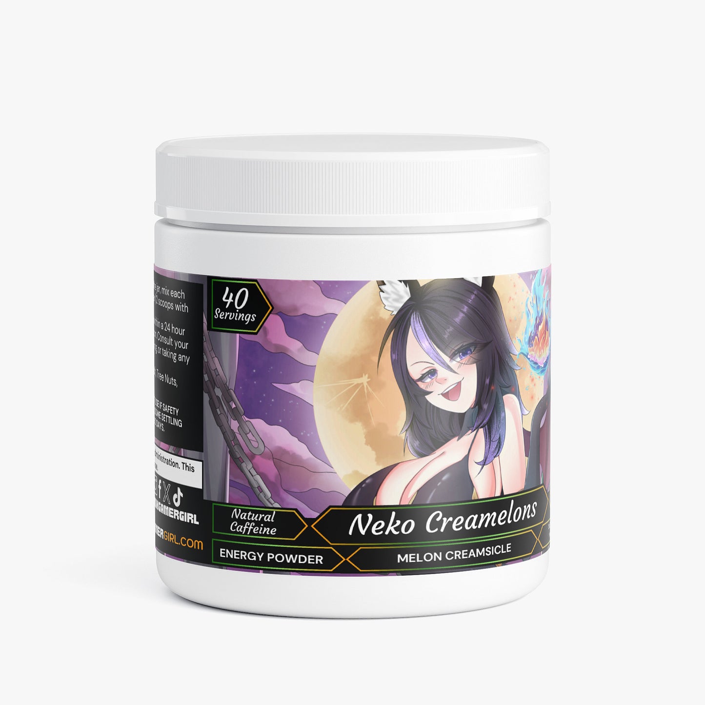Starry Bean - Neko Creamelons Energy Powder (Melon Creamsicle)